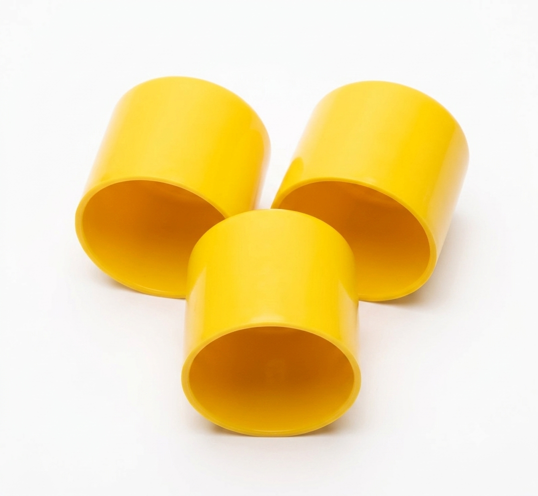 Round safety cap Fits 10-20mm | Qty per bag 100 