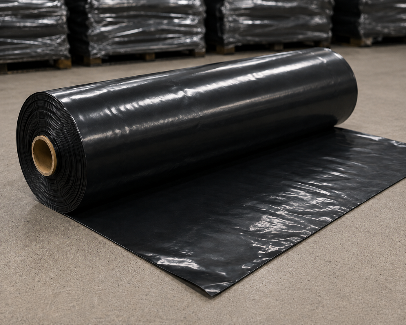 Black Polythene Roll 4m x 25m (100m²)